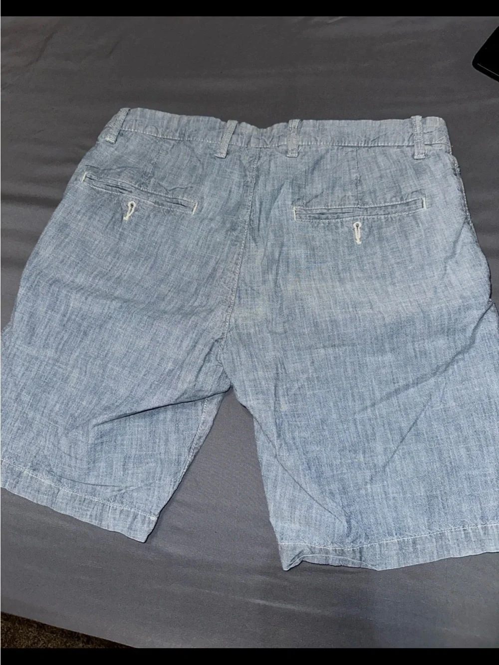 H&M Men's Light Blue Casual Chambray / Chino Short Size 30